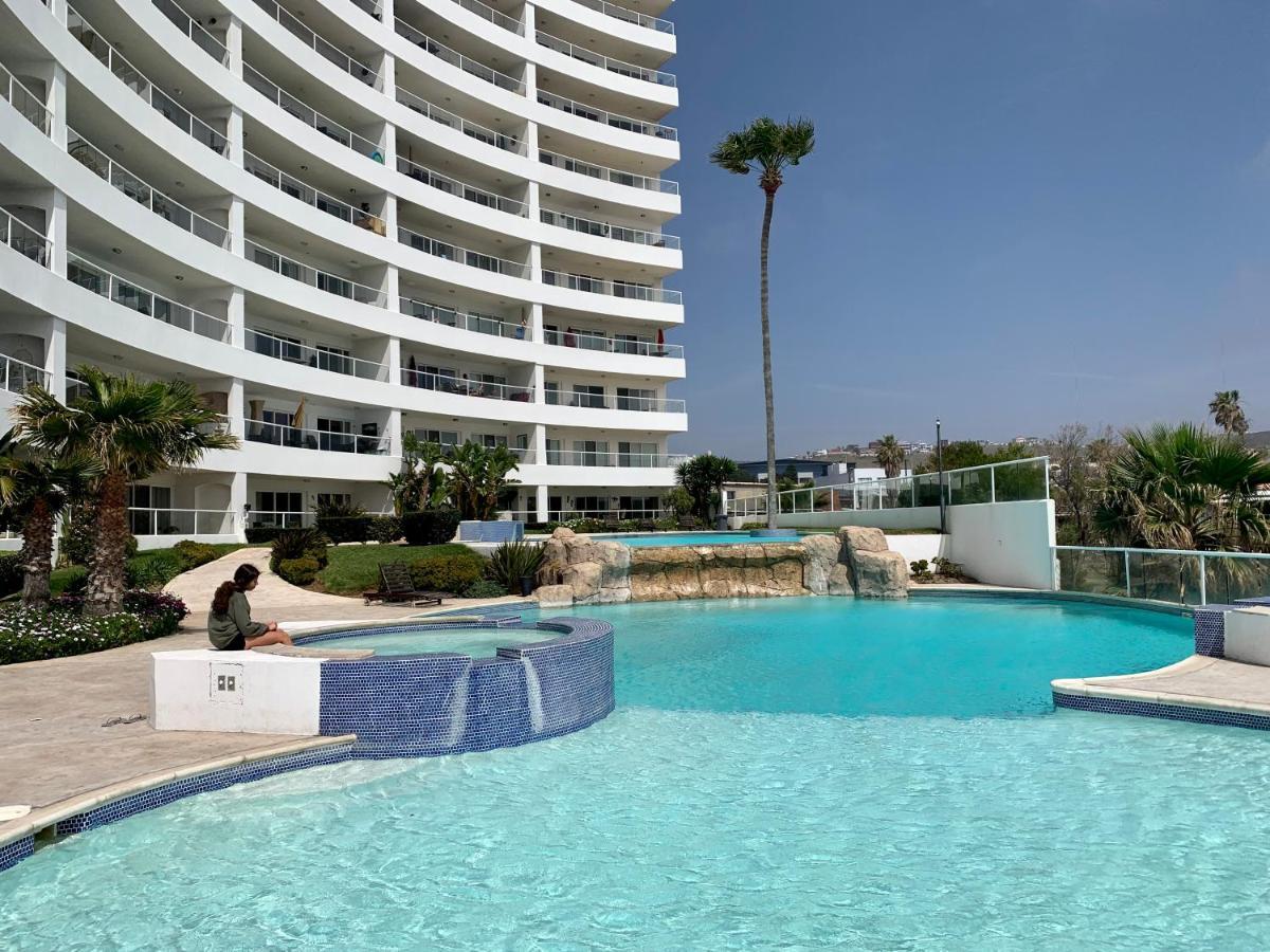 Beachfront 4 Bedroom Penthouse - Pool Steps To Beach & Mins To Downtown Rosarito Luaran gambar